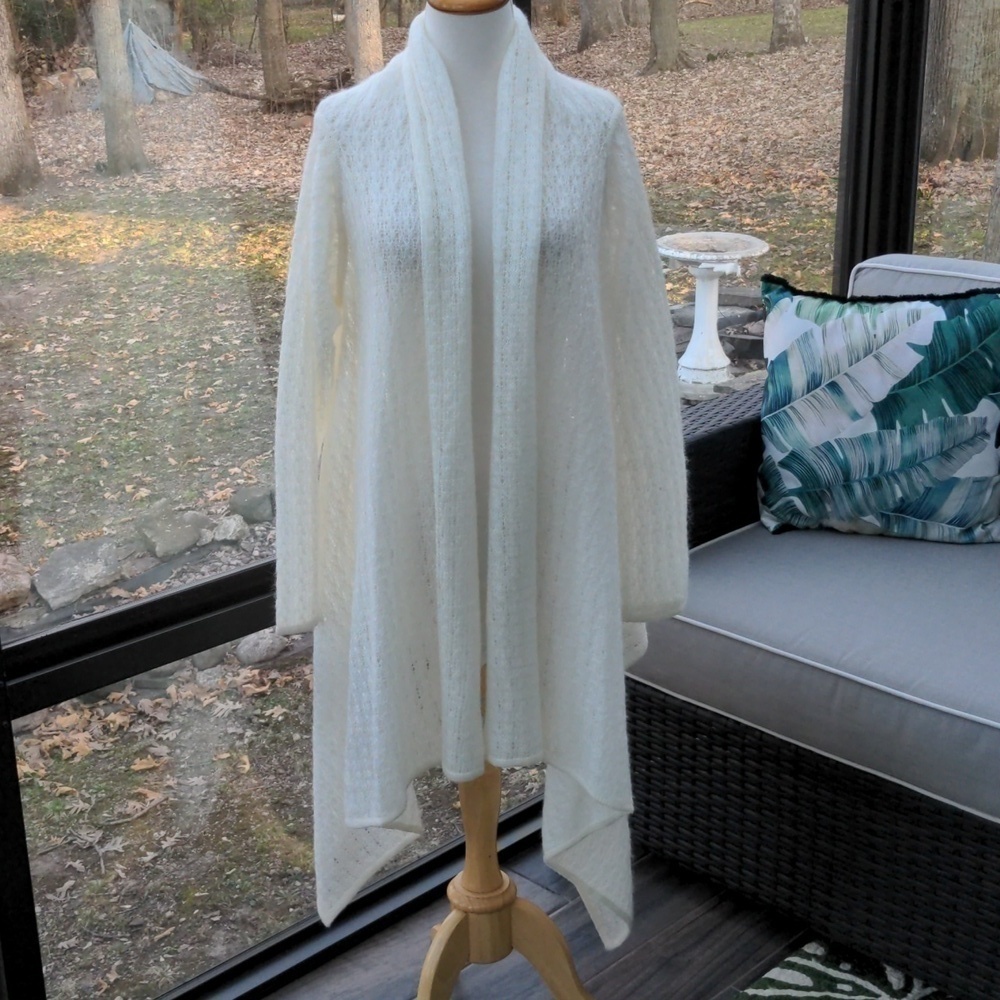 Yansi Fugel waterfall cream cardigan Size‎ M/L